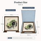 Handcrafted Fine Art Desk Ornaments – Four Seasons Product Dimensions & Size Chart – Accurate Measurement Guide | Orient Handcraft