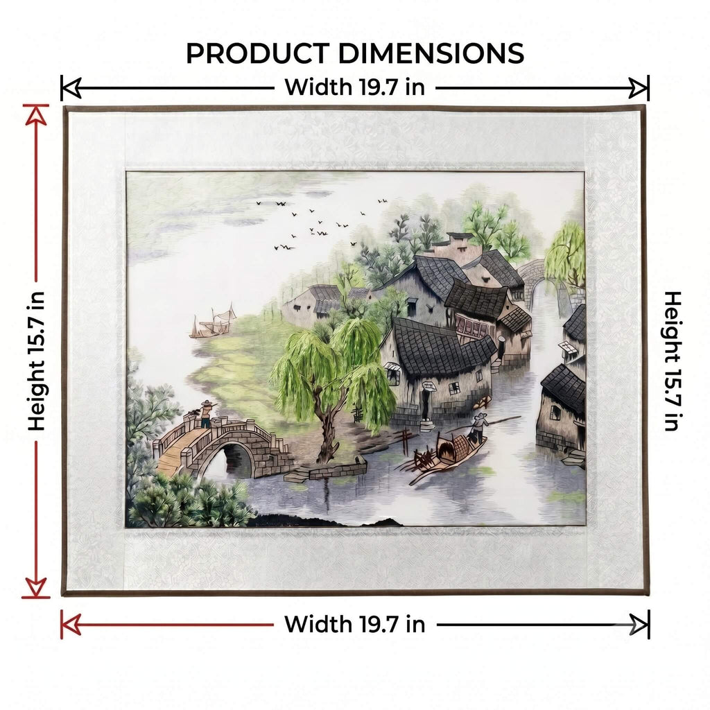 Embroidery Detail Close-up – Changzhou Random-Stitch Silk Art \| Orient Handcraft