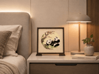 Changzhou Random-Stitch Embroidery Panda Table Screen – Home Decor Display Scene – Chinese Silk Artwork for Desk or Shelf | Orient Handcraft